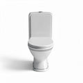 White ceramic toilet for bathroom use dimensions 68 x 36 x 42cm